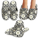 Gear Pattern Print Design 02 Slippers