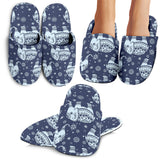 Elephant Tribal Design Pattern Slippers
