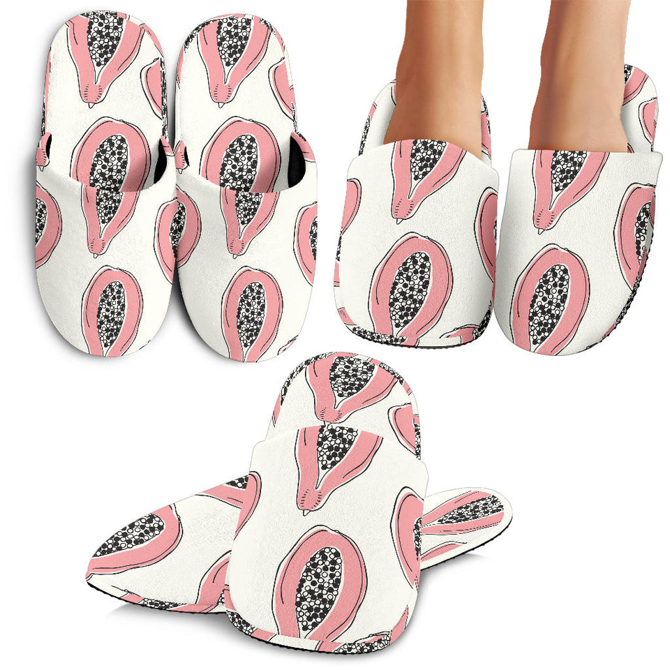 Papaya Pattern Slippers