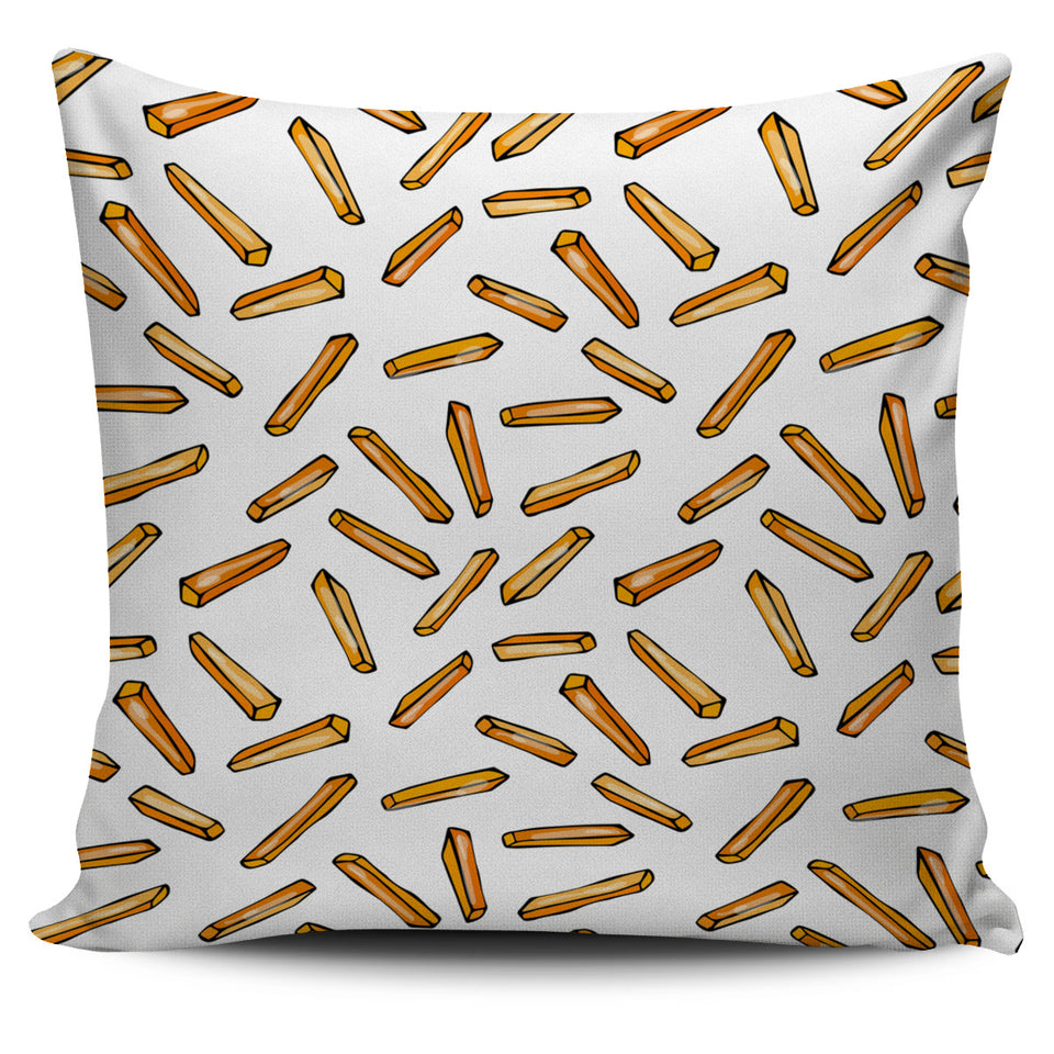 French Fries Potato Pattern Pillow Cover