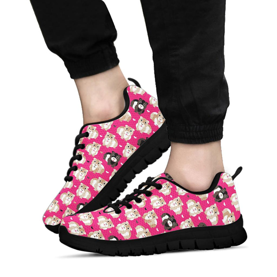 Guinea Pig Pattern Print Design 01 Sneakers Pillow