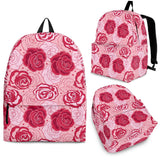 Rose Pattern Print Design 02 Backpack