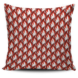 Fire Flame Symbol Design Pattern Pillow Cover