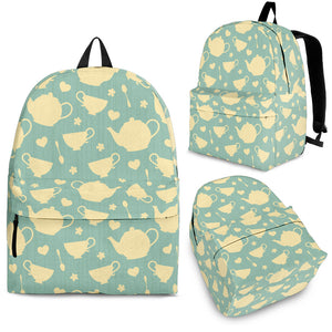 Tea pots Pattern Print Design 02 Backpack
