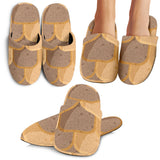 Bread Toast Pattern Print Design 04 Slippers