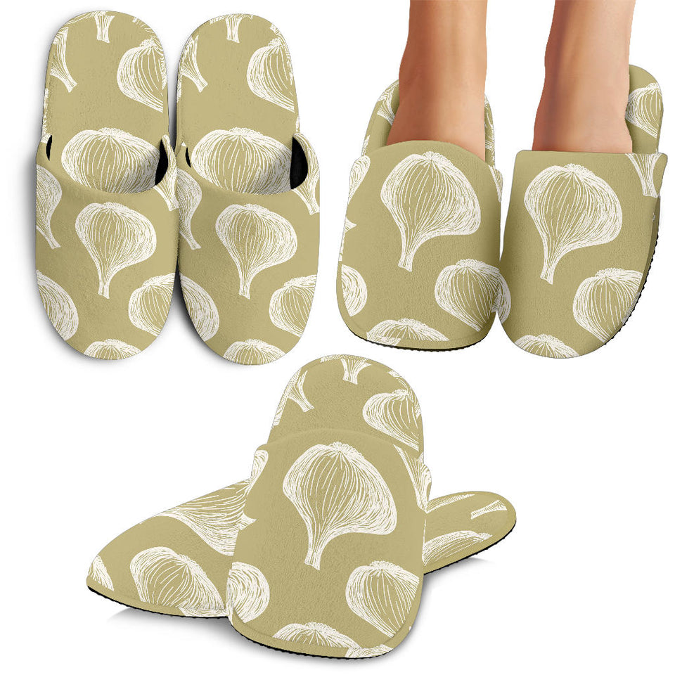 Garlic Design Pattern Slippers