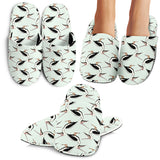 Pelican Pattern Print Design 02 Slippers