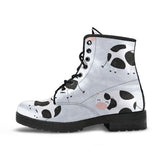 Cute Cows Pattern Leather Boots