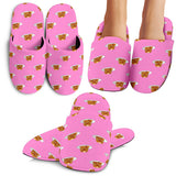 Pancake Pattern Print Design 04 Slippers