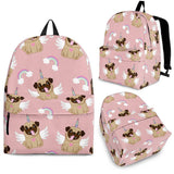 Cute Unicorn Pug Pattern Backpack