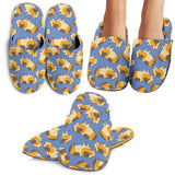 Guinea Pig Pattern Print Design 02 Slippers