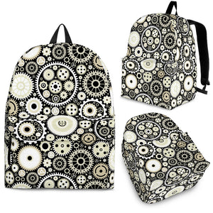 Gear Pattern Print Design 02 Backpack