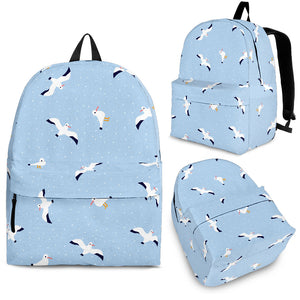 Seagull Pattern Print Design 02 Backpack