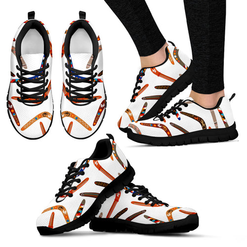 Boomerang Australian Aboriginal Ornamen'St Pattern Women'S Sneaker Shoes