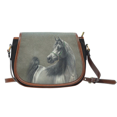 Gray Horse Saddle Bag