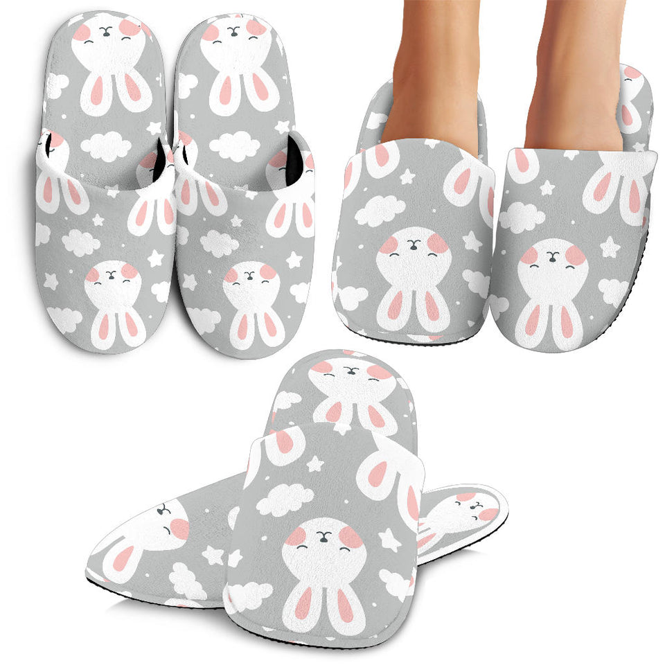Rabbit Cloud Pattern Slippers