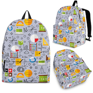 Math Pattern Print Design 04 Backpack