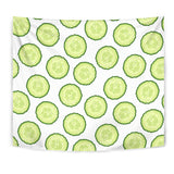 Cucumber Slices Pattern Wall Tapestry