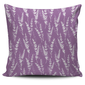 Lavender Flowers Purple Pattern Pillow Cover
