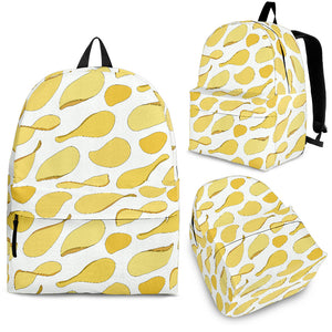 Potato Chips Pattern Print Design 02 Backpack