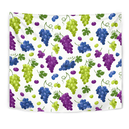Grape Pattern Wall Tapestry