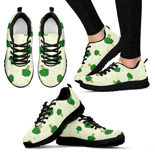 Broccoli Pattern Women'S Sneaker Shoes