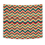 Zigzag  Chevron Colorful Pattern Wall Tapestry