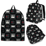 Piano Pattern Print Design 05 Backpack