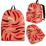 Beautiful Chili Peppers Pattern Backpack