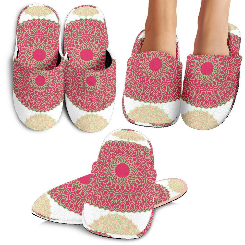 Circle Indian Pattern Slippers