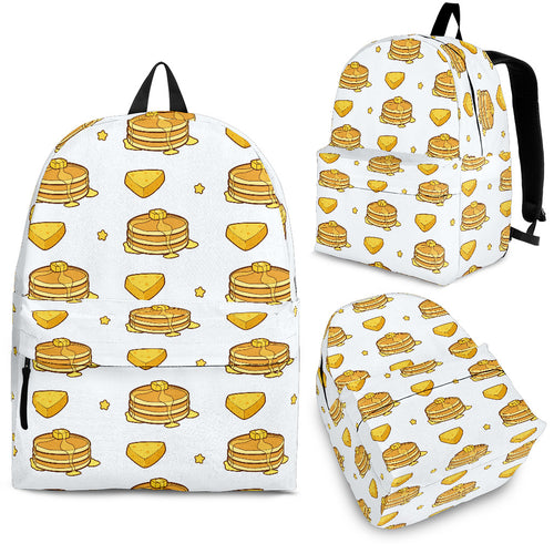 Pancake Pattern Print Design 03 Backpack