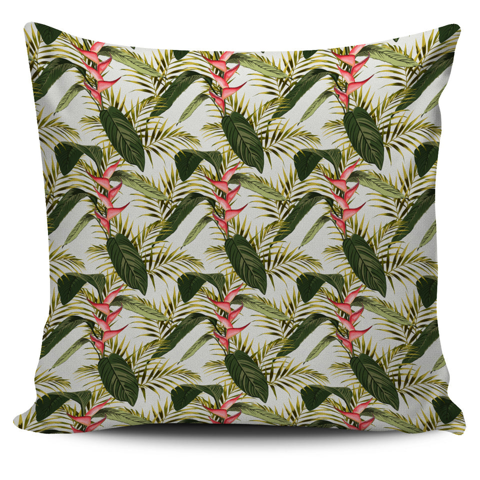 Heliconia Pattern Pillow Cover