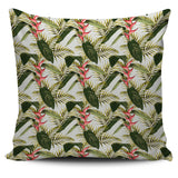 Heliconia Pattern Pillow Cover