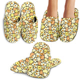 Popcorn Pattern Print Design 03 Slippers