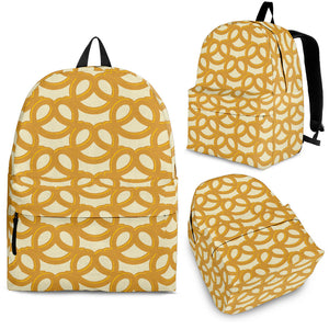Pretzels Pattern Print Design 01 Backpack