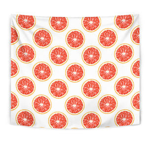 Grapefruit Pattern Wall Tapestry