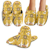 Camels Ethnic Motif Pattern Slippers