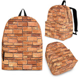 Brick Printed Pattern Print Design 04 Backpack