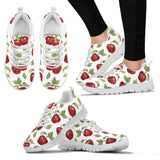 Red Apples Pattern Women'S Sneaker Shoes