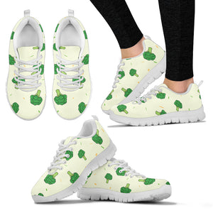 Broccoli Pattern Women'S Sneaker Shoes