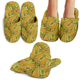 Corn Pattern Print Design 01 Slippers
