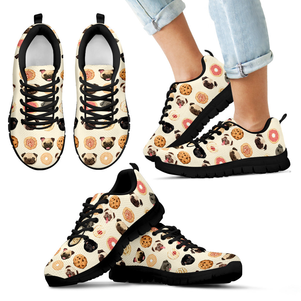 Pugs And Donuts Kid'S Sneakers