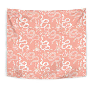 Snake Lilies Flower Pattern Wall Tapestry