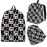 Music Notes Pattern Print Design 01 Backpack