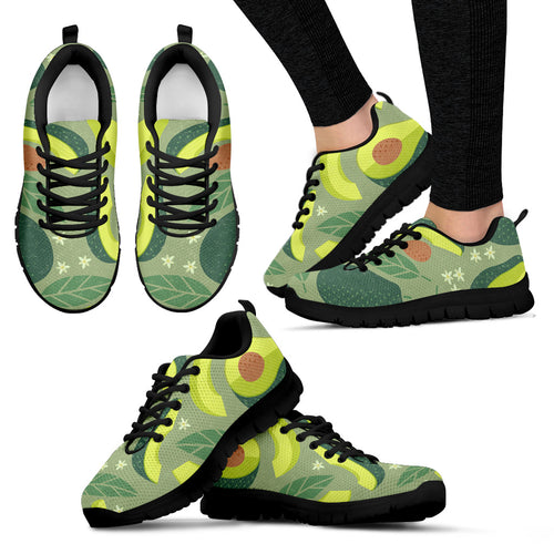 Avocado Pattern Women'S Sneaker Shoes