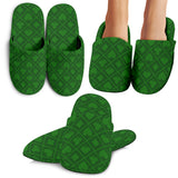 Casino Cards Suits Pattern Print Design 04 Slippers