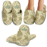 Ginkgo Leaves Design Pattern Slippers