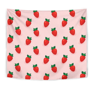 Strawberry Beautiful Pattern Wall Tapestry