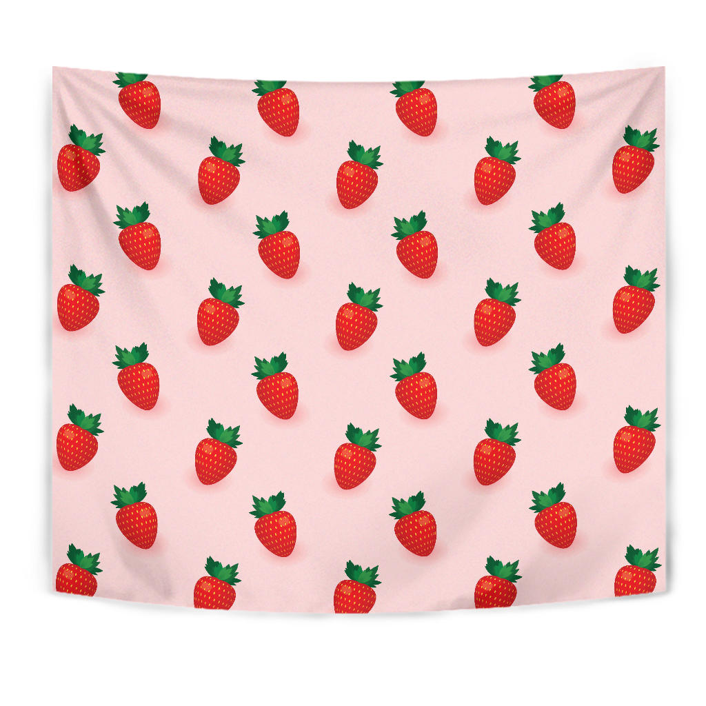 Strawberry Beautiful Pattern Wall Tapestry