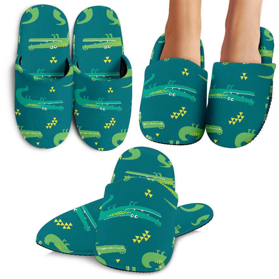 Crocodile Pattern Slippers